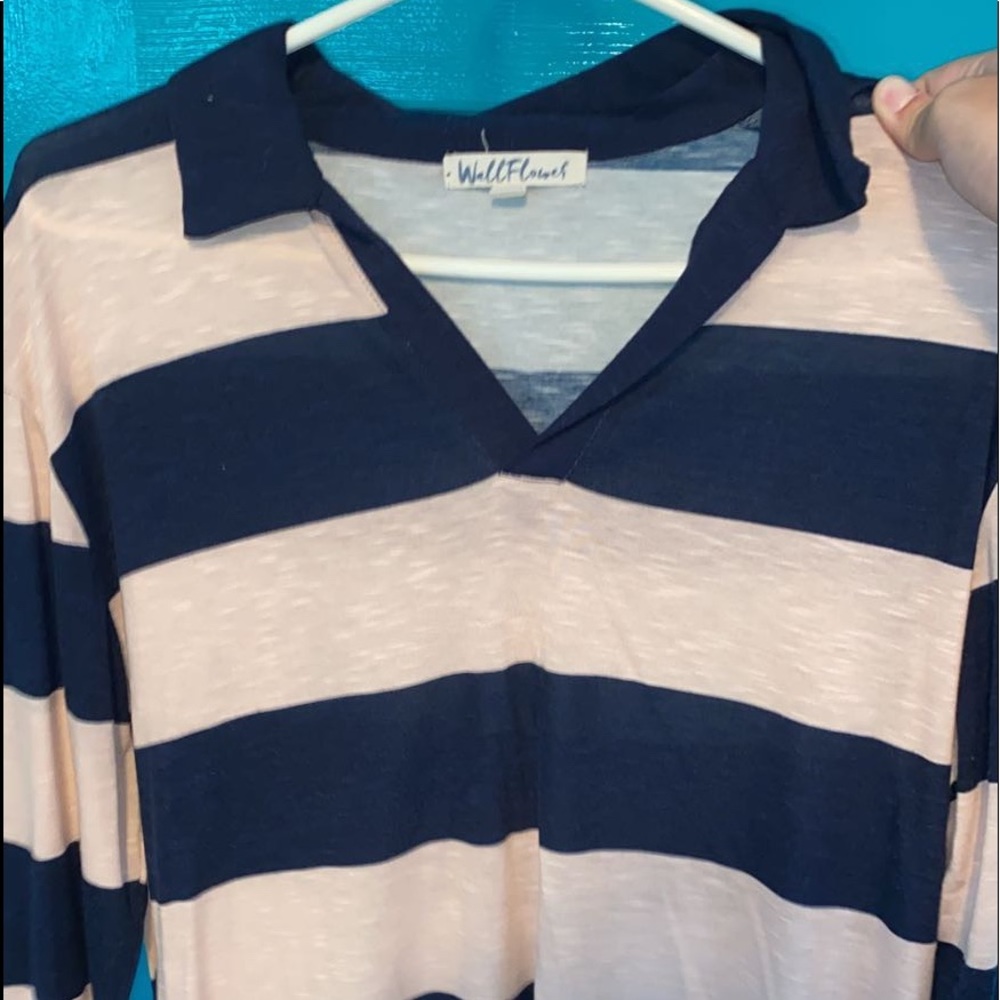 Striped  long sleeve shirt